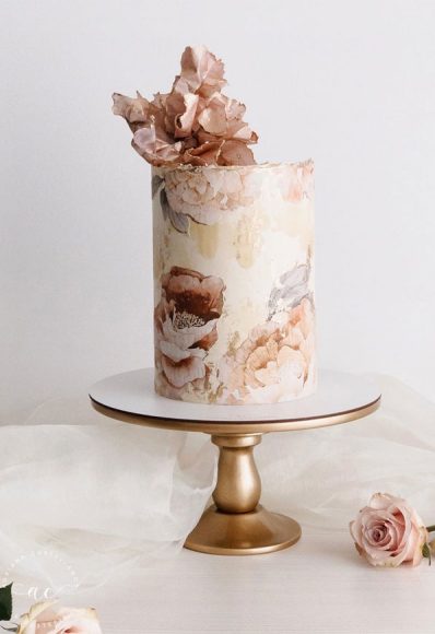 57 Pretty wedding cakes almost too pretty to cut