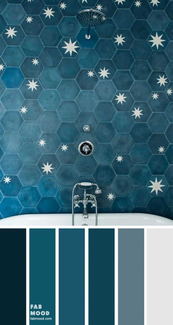 Creating an Ocean Night Sky-Inspired Bathroom with Blue Hues