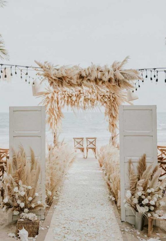 These Fab Boho Wedding Altars, Arches and Backdrops that make us swoon 5