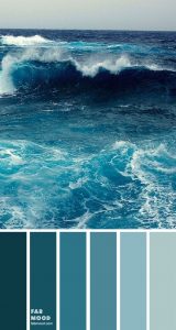 Shades of Green Sea Color Palette