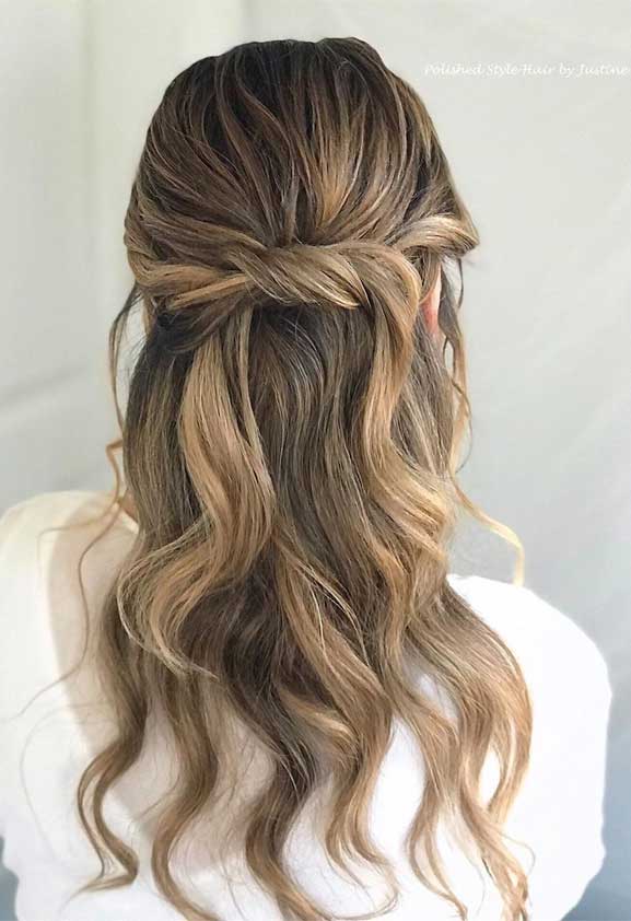 Half Down Hairstyle Photos and Images | Shutterstock