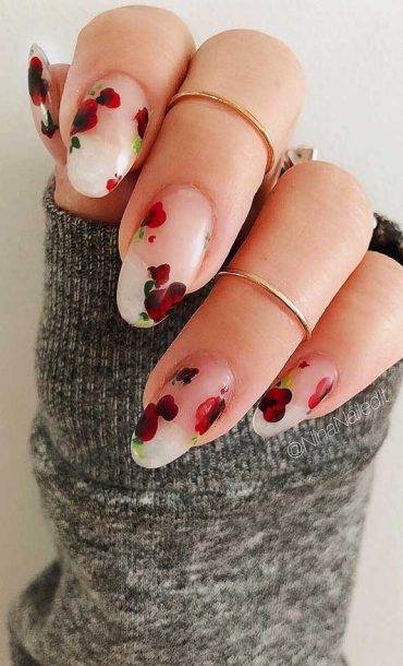 These pretty nails are just perfect for Spring