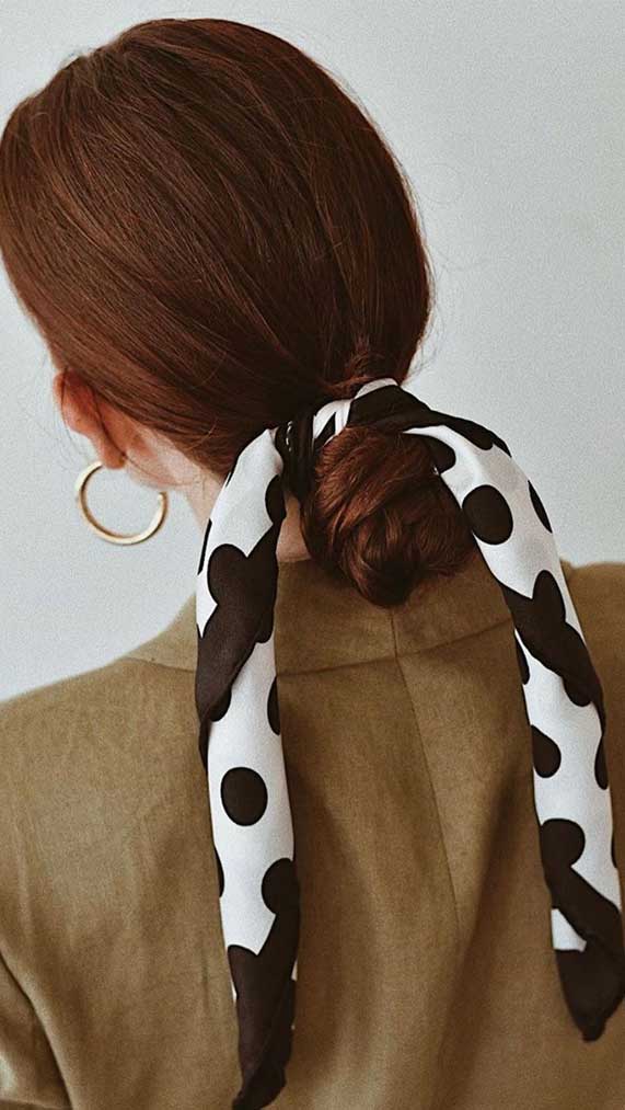 Fabulous Ways to Wear a Scarf  & Hair Pin in Your Hair 2020