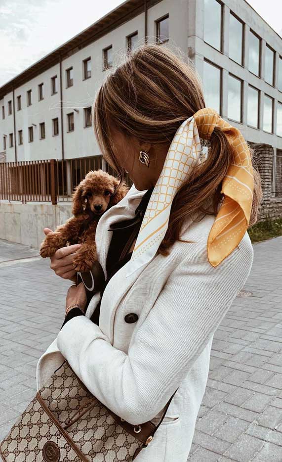 Fabulous Ways to Wear a Scarf  & Hair Pin in Your Hair 2020