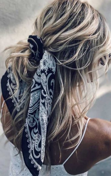 Fabulous Ways To Wear A Scarf And Hair Pin In Your Hair 2020 Tied And Tousled