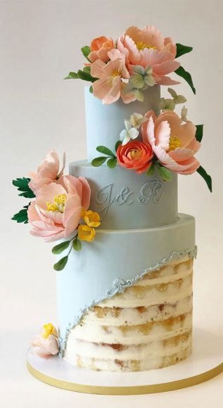 Obsessed With Everything About These Pretty Wedding Cakes Modern Twist On A Classic 5363