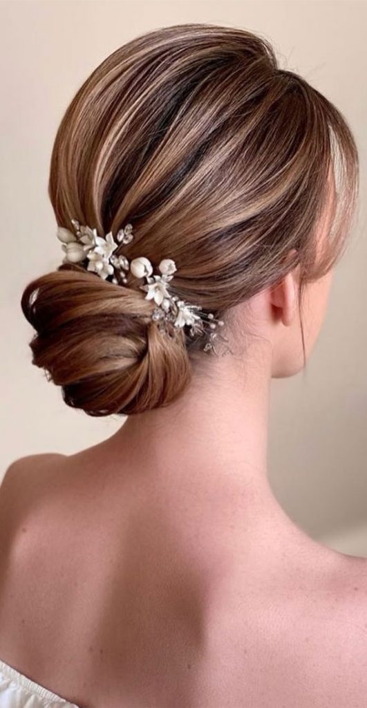 35 Gorgeous Updo Hairstyles For Every Occasion Low Bun 1328