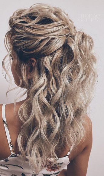 Gorgeous Half up hairstyles - 45 Stylish Ideas