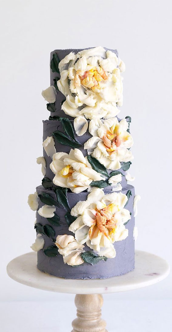 buttercream floral cake, best buttercream wedding cake, buttercream cake ideas, pretty buttercream cake, wedding cake buttercream , wedding cake ideas 2020, wedding cake trends 2020 #weddingcake #weddingcakes #bestwedding #cakeideas buttercream flower wedding cakes