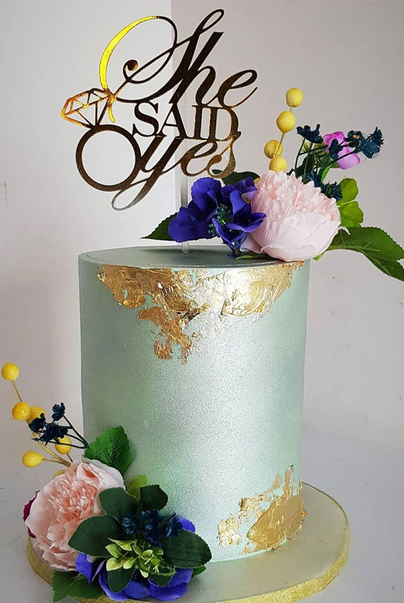 30+ Stunning One Tier Cake Ideas For Pre-Wedding Functions - ShaadiWish
