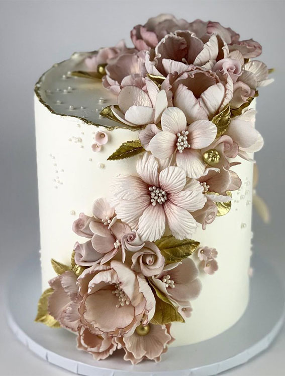 My project for course: Floral Cake Design: Paint with Cocoa Butter |  Domestika