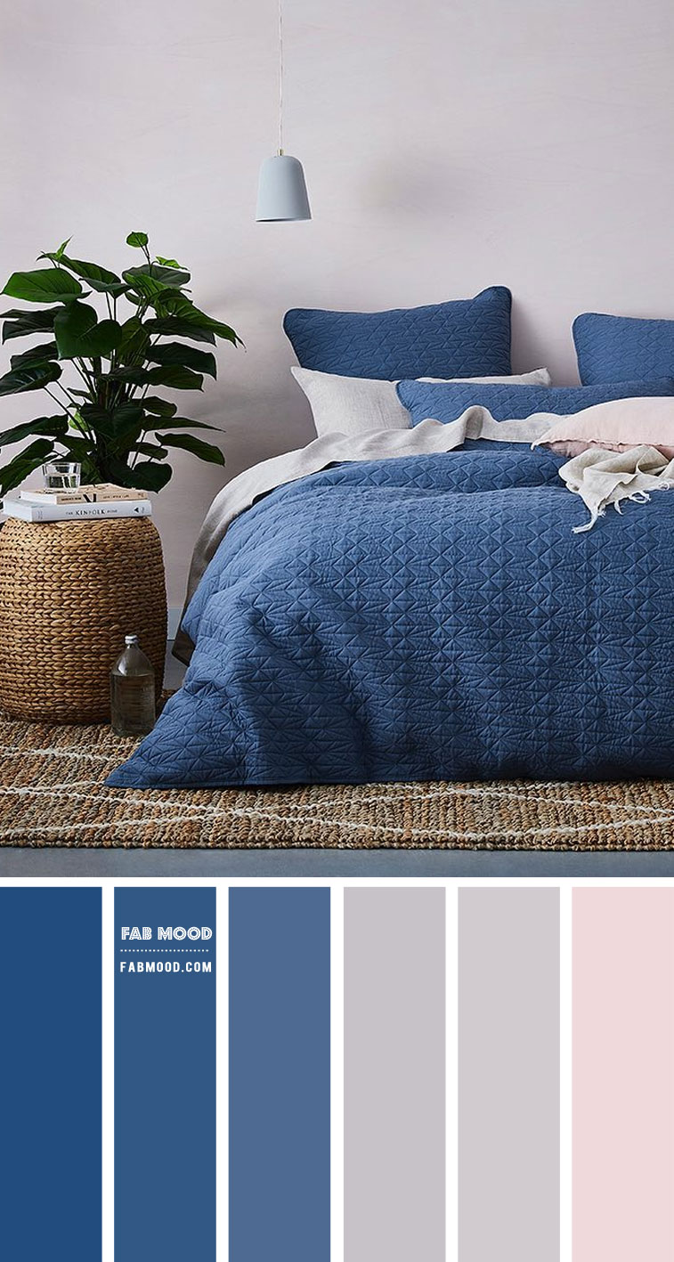 Classic Blue Bedroom Colour Scheme