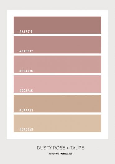 Dusty Rose and Taupe Bedroom Color Scheme