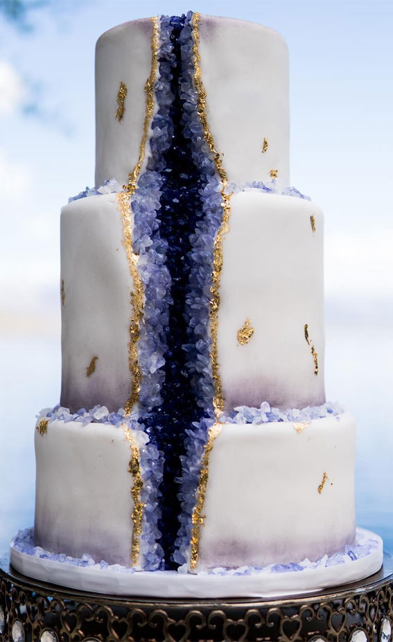 These cakes are beyond beautiful! Textured Wedding Cakes