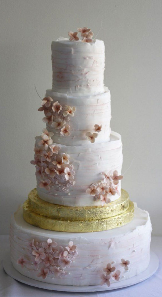 These Cakes Are Beyond Beautiful! Textured Wedding Cakes