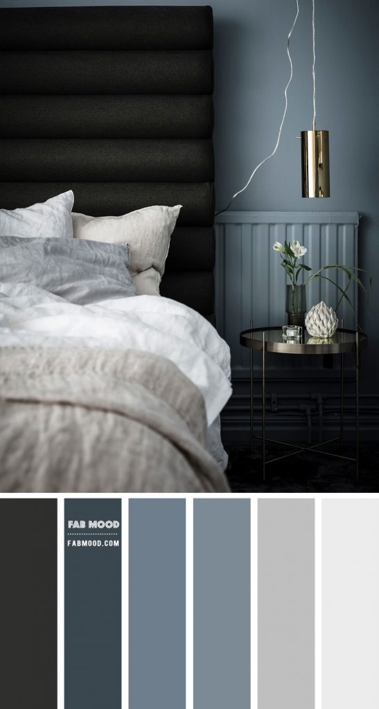 blue gray paint for bedroom