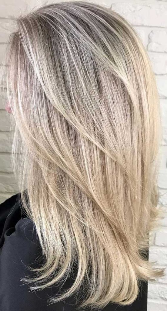 Fresh Hair Color Ideas In 2020 - Trendy blonde with layers