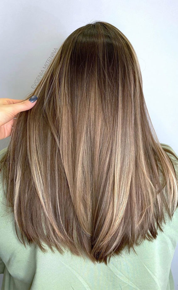 40 The Best Autumn Hair And Colour Ideas You’ll Be Dying : Timeless ombre highlights