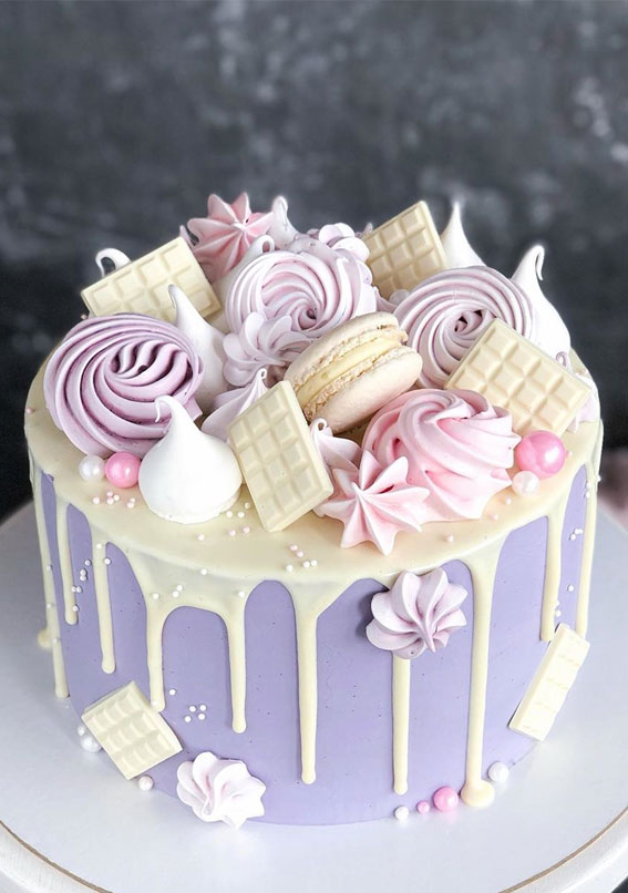 Rosebud Purple-Lavender Cake - B0376 – Circo's Pastry Shop
