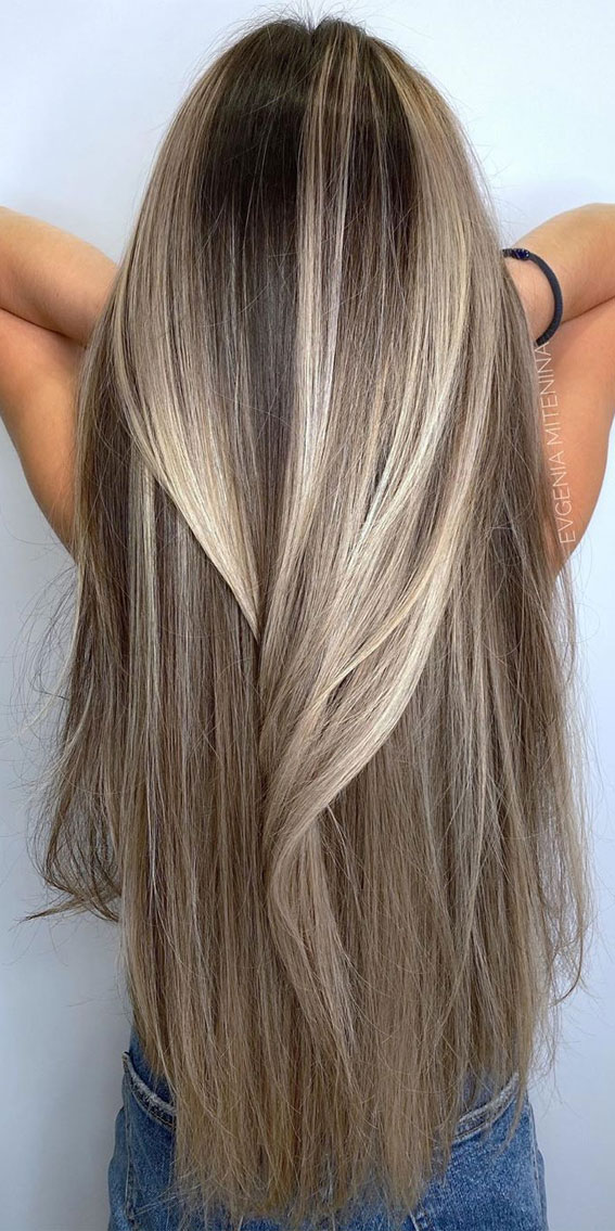 blonde highlights cool hair color ideas