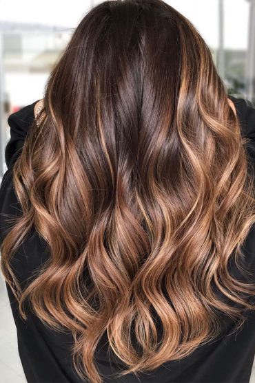 54 Beautiful Ways To Rock Brown Hair This Season : Autumn Vibes