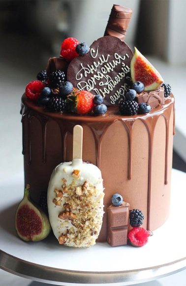 49 Cute Cake Ideas For Your Next Celebration Chocolate Chocolate