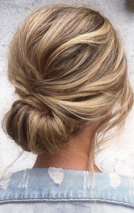 Trendiest Updos For Medium Length Hair To Inspire New Looks : low ...