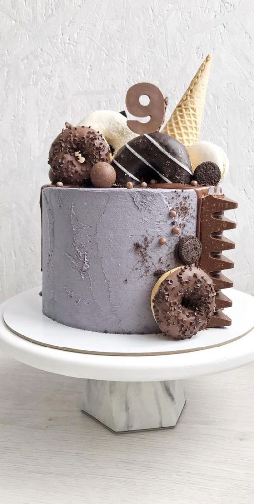 54 Jaw Droppingly Beautiful Birthday Cake 9th Concrete Cake