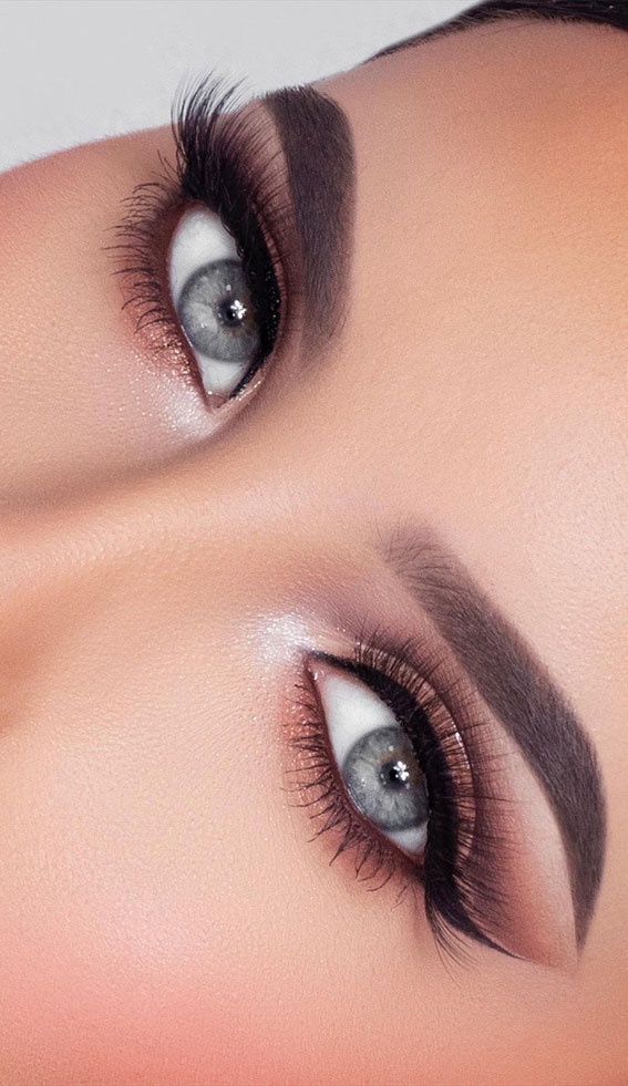 65 Pretty Eye Makeup Looks : Neutral Eye Makeup Look