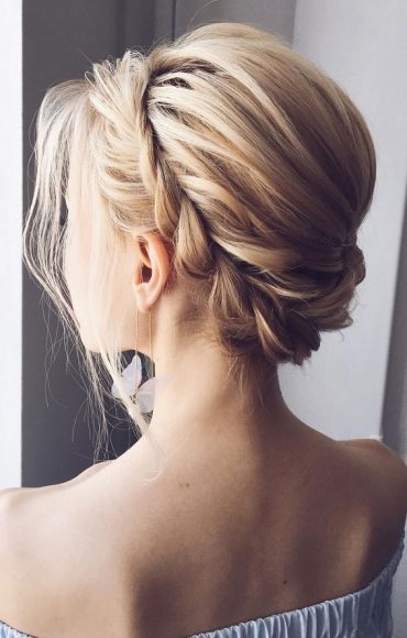 Trendiest Updos For Medium Length Hair To Inspire New Looks : Twisted ...