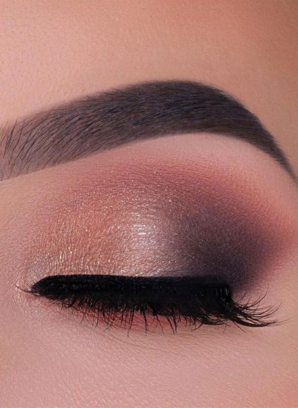 65 Pretty Eye Makeup Looks Soft Neutral Look 