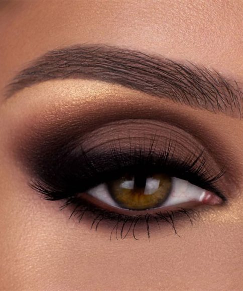 65 Pretty Eye Makeup Looks Beautiful Brown Smokey 9074