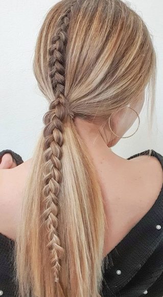 High and Low Ponytails For Any Occasion : Cute Braided Ponytail