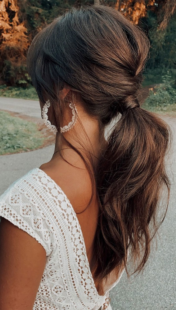 High and Low Ponytails For Any Occasion : Braided Low Ponytail
