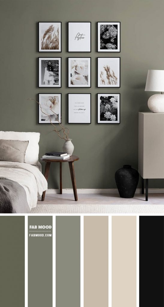 Sage and Neutral Bedroom Colour Scheme | Bedroom Decorating Ideas