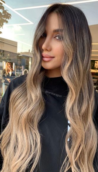 49+ Best Winter Hair Colours To Try In 2020 : Ombre Blonde