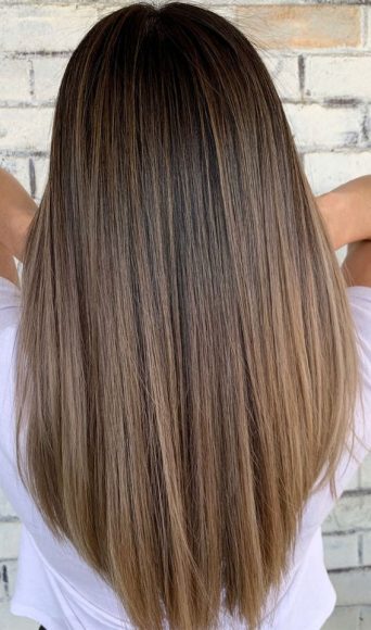 49+ Best Winter Hair Colours To Try In 2020 : Babylight Balayage