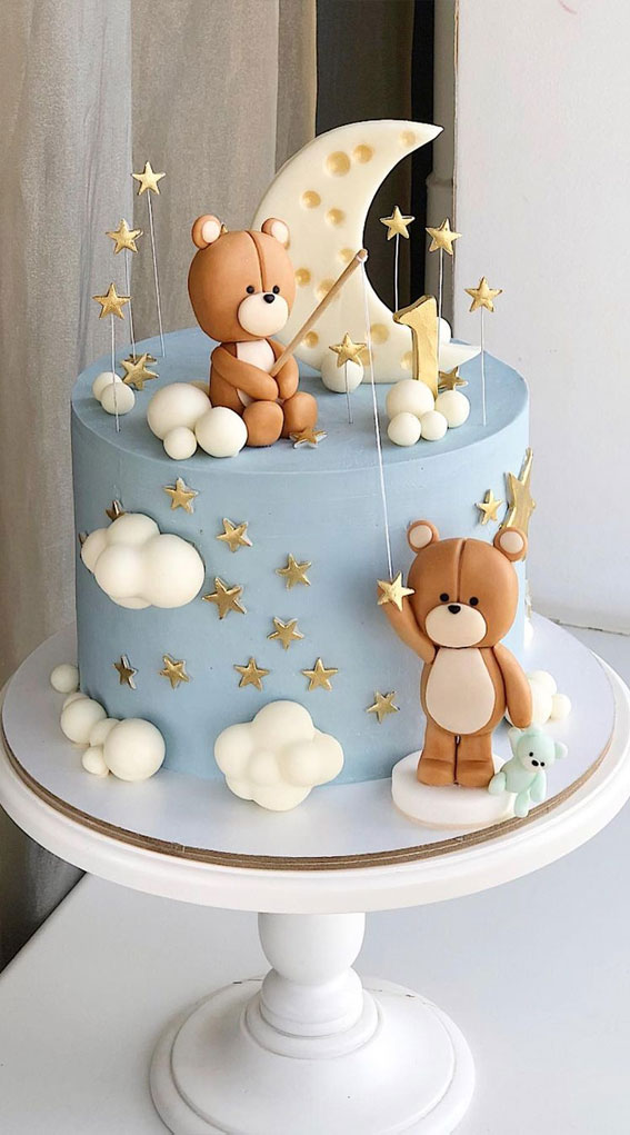 soft blue cake, cake ideas, birthday cake, baby shower cake, cake decorating ideas , cake ideas 2021