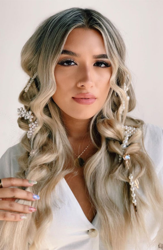 44 Beautiful Ways to Wear Braids This Season : Glam braids