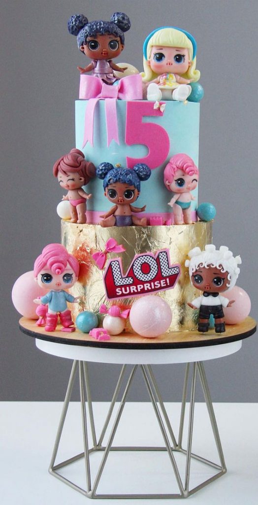 Pretty Cake Ideas For Every Celebration : LOL Surprise birthday cake