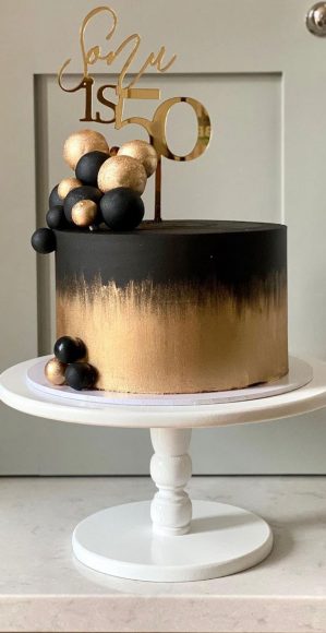 Pretty Cake Ideas For Every Celebration : 50th birthday