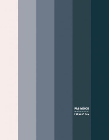 Charcoal and Blue Grey Bedroom Color Scheme | Bedroom Color Palette