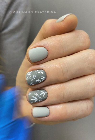 Cute spring nails that will never go out of style : Sage green with ...