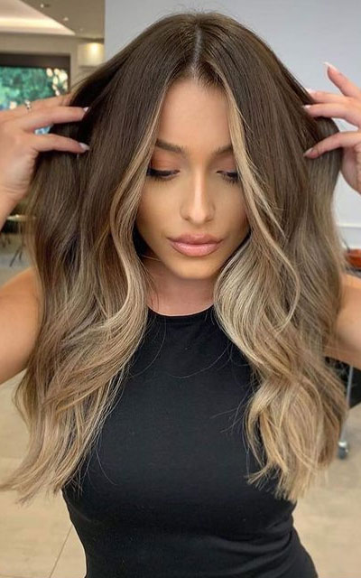 Blonde Highlights With Brown Hair Inspiration