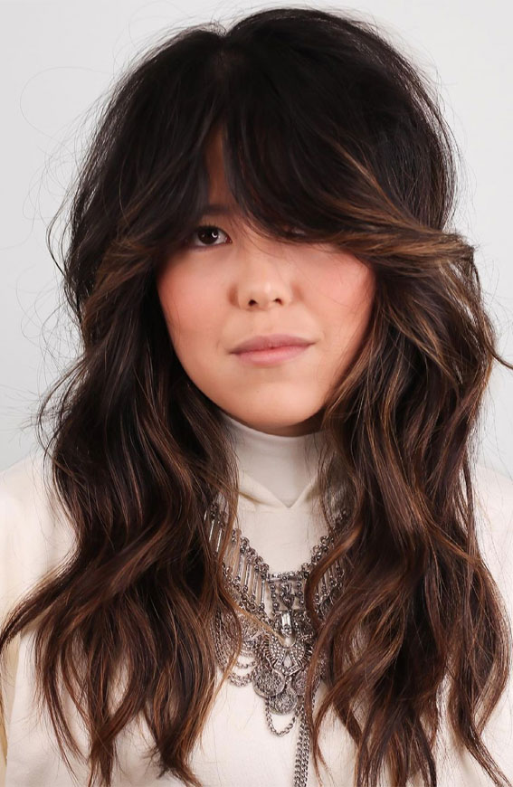 Cute Haircuts And Hairstyles With Bangs : Subtle Layers & ombre Hair