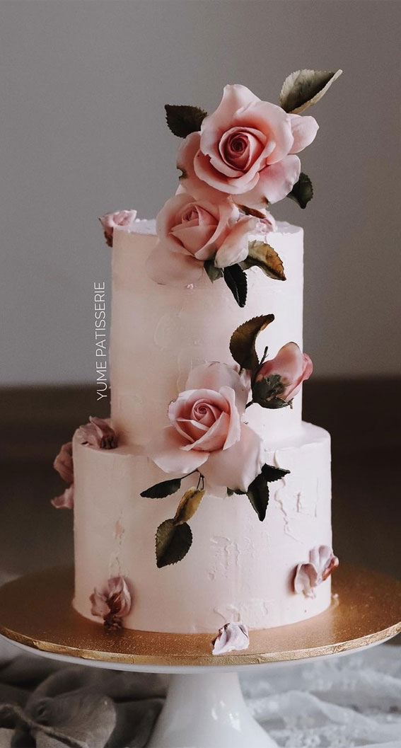 41 Best Wedding Cake Styles For Your Big Day : Touch of elegance & vintage