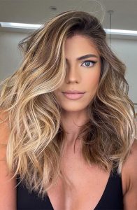 43 Gorgeous Hair Colour Ideas With Blonde : Voluminous and highlights