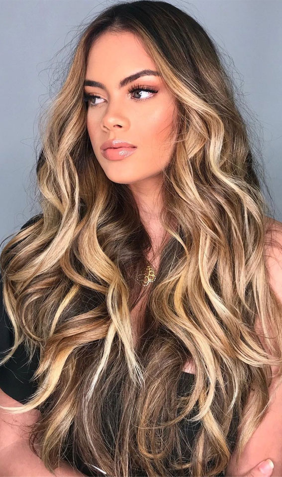 caramel blonde hair color ideas