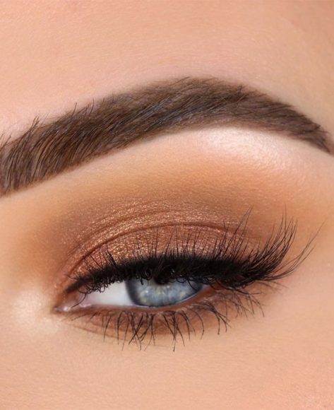 Best Eye Makeup Looks For 2021 Shimmery Neutral Look Ritzy Eyeshadow