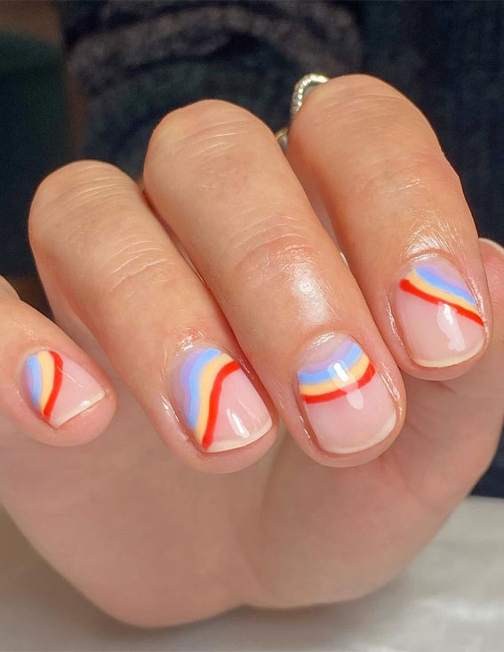 Summer Nail Designs You’ll Probably Want To Wear : Trendy Rainbow Nail Art